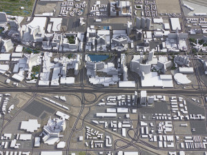 Las Vegas - 3D City Model 3D मॉडल