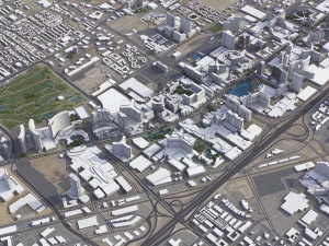 Las Vegas - 3D City Model 3D Model