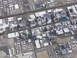 Las Vegas - 3D City Model 3D Model