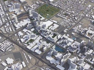 Las Vegas - 3D City Model 3D Model