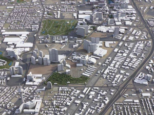 Las Vegas - 3D City Model 3D Model