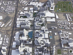 Las Vegas - 3D City Model 3D Model