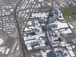 Las Vegas - 3D City Model 3D 模型