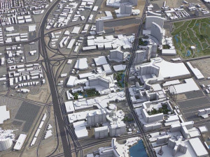 Las Vegas - 3D City Model 3D Model
