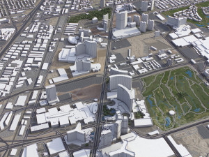 Las Vegas - 3D City Model 3D 模型