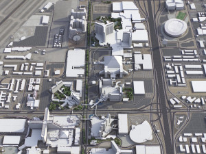 Las Vegas - 3D City Model 3D 模型