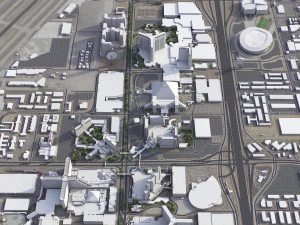 Las Vegas - 3D City Model 3D Model