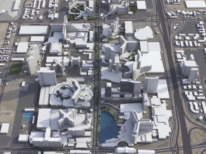 Las Vegas - 3D City Model 3D Model