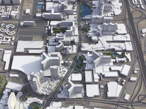 Las Vegas - 3D City Model 3D Model