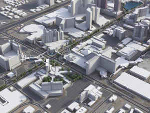 Las Vegas - 3D City Model 3D Model