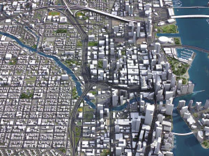 Маямі - 3D модель міста 3D Модель