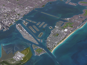 Miami - 3D City Model 3D Модель