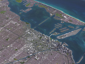 Miami - 3D City Model 3D Модель