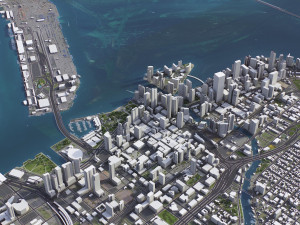 Miami - 3D City Model 3D Модель