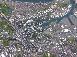 Melbourne - 3D City Model 3D Модель
