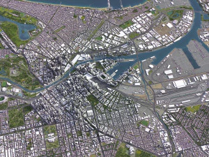Melbourne - 3D City Model 3D Model