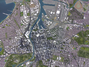 Melbourne - 3D City Model 3D Модель