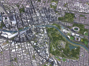 Melbourne - 3D City Model 3D Модель