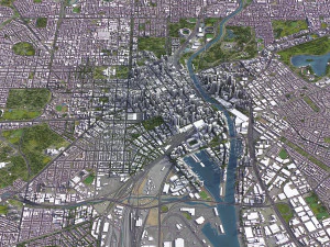 Melbourne - 3D City Model 3D Model