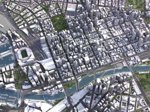 Melbourne - 3D City Model 3D Модель