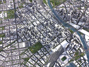 Melbourne - 3D City Model 3D Model