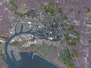 Melbourne - 3D City Model 3D Модель