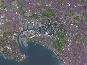 Melbourne - 3D City Model 3D Модель