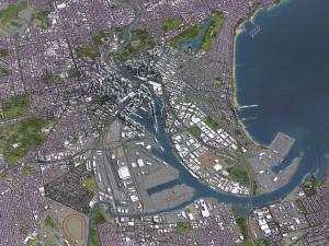 Melbourne - 3D City Model 3D Model