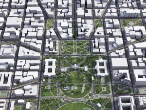Washington - 3D City Model 3D Model