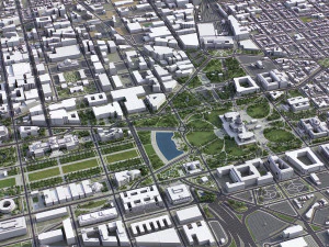 Washington - 3D City Model 3D Model