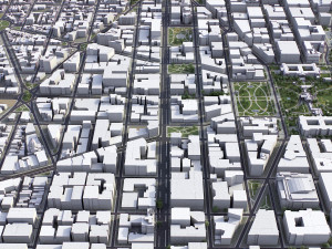 Washington - 3D City Model 3D Модель