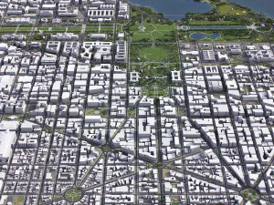 Washington - 3D City Model 3D Model