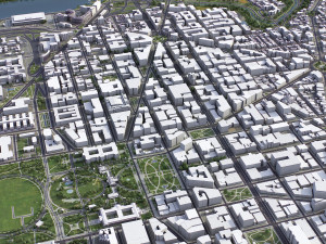 Washington - 3D City Model 3D Модель