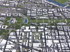 Washington - 3D City Model 3D Model