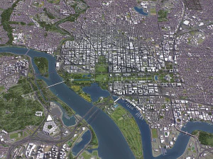 Washington - 3D City Model 3D Model
