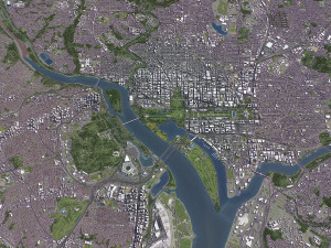 Washington - 3D City Model 3D Модель