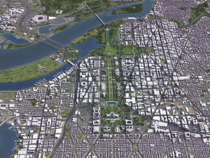 Washington - 3D City Model 3D Модель