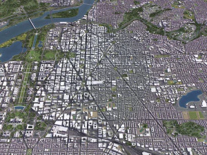 Washington - 3D City Model 3D Model