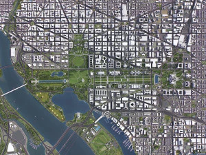 Washington - 3D City Model 3D Model