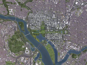 Washington - 3D City Model 3D Model