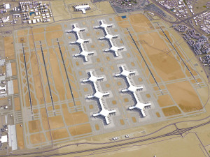 United Arab Emirates - 3D City Model 3D Model