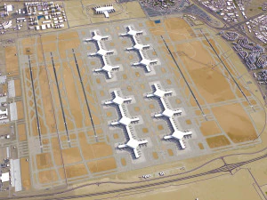 United Arab Emirates - 3D City Model 3D Model