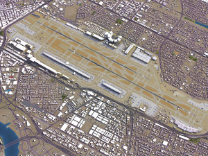 United Arab Emirates - 3D City Model 3D Model