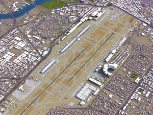 United Arab Emirates - 3D City Model 3D Model