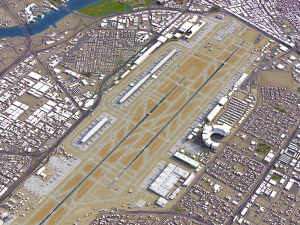 United Arab Emirates - 3D City Model 3D Model