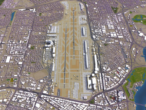 United Arab Emirates - 3D City Model 3D Model