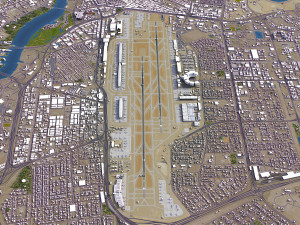 United Arab Emirates - 3D City Model 3D Model