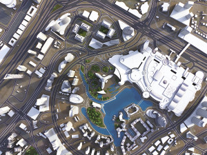 United Arab Emirates - 3D City Model 3D Model