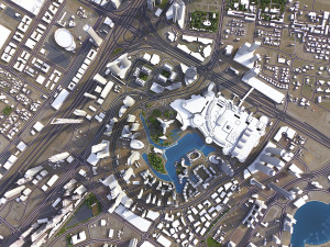 United Arab Emirates - 3D City Model 3D Model