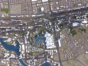 United Arab Emirates - 3D City Model 3D Model